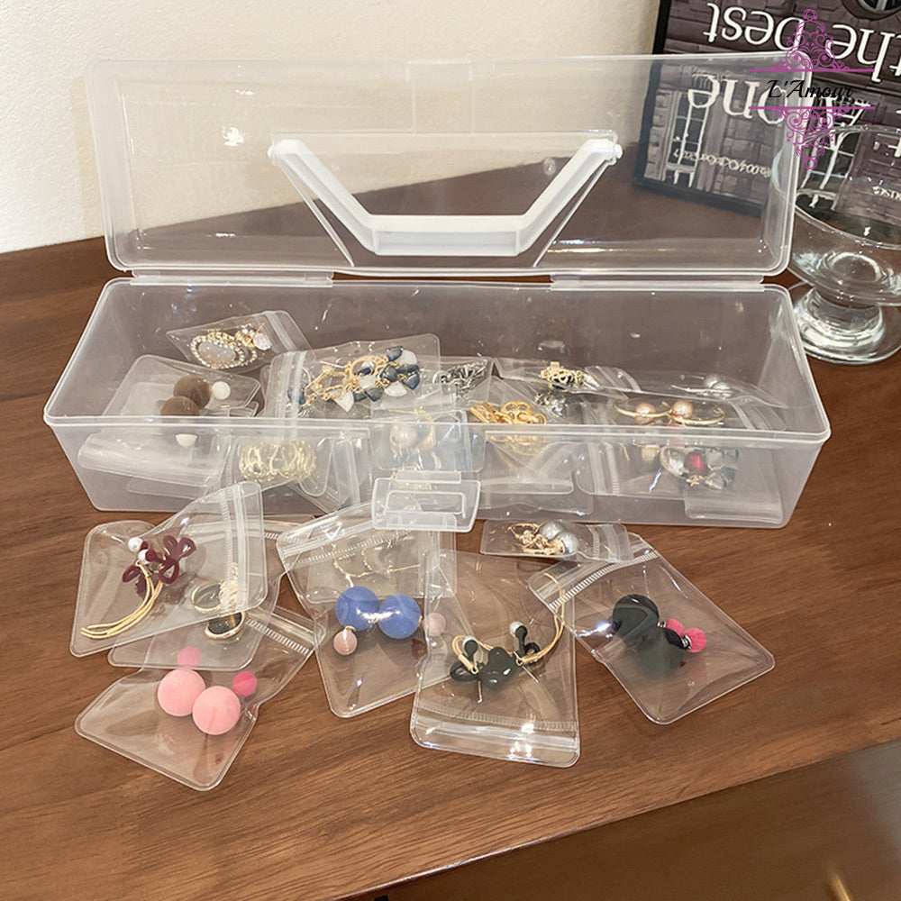 Transparent jewelry storage bag anti-oxidation sealed bag [LA152]