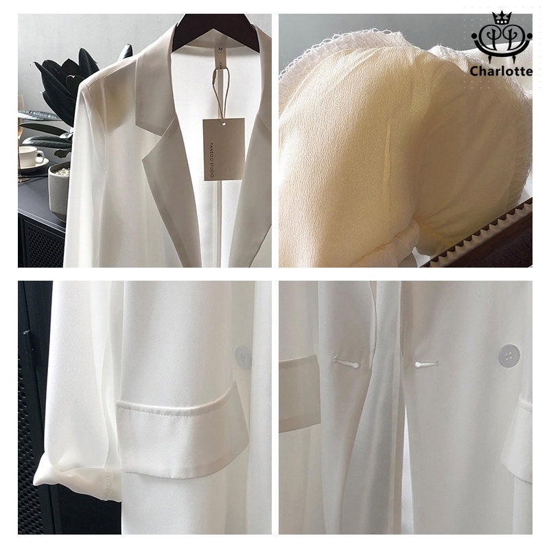 Summer and Autumn Lightweight Regular Sleeve Blazer Sun Protection Jacket [CHCO65]