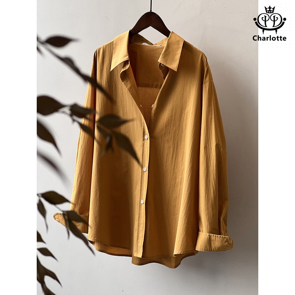 Spring new long-sleeved shirt pure cotton shirt [CHSH105]