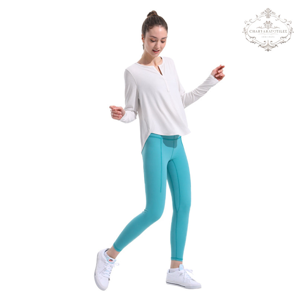 Comfortable, breathable, nude-feeling yoga long-sleeved T, thin and slimming fitness yoga clothes [YOGA13]