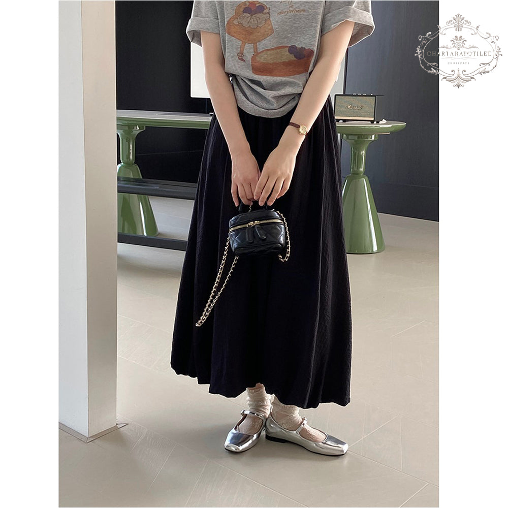 Fairy fluffy flower bud skirt with textured texture and heart-warming beauty skirt CHSK147