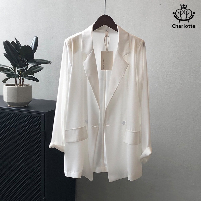 Summer and Autumn Lightweight Regular Sleeve Blazer Sun Protection Jacket [CHCO65]