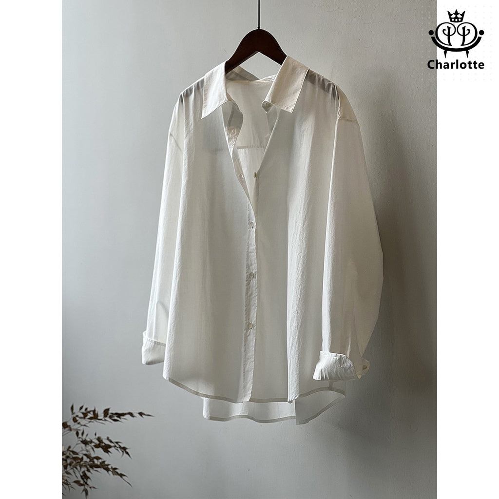 Spring new long-sleeved shirt pure cotton shirt [CHSH105]