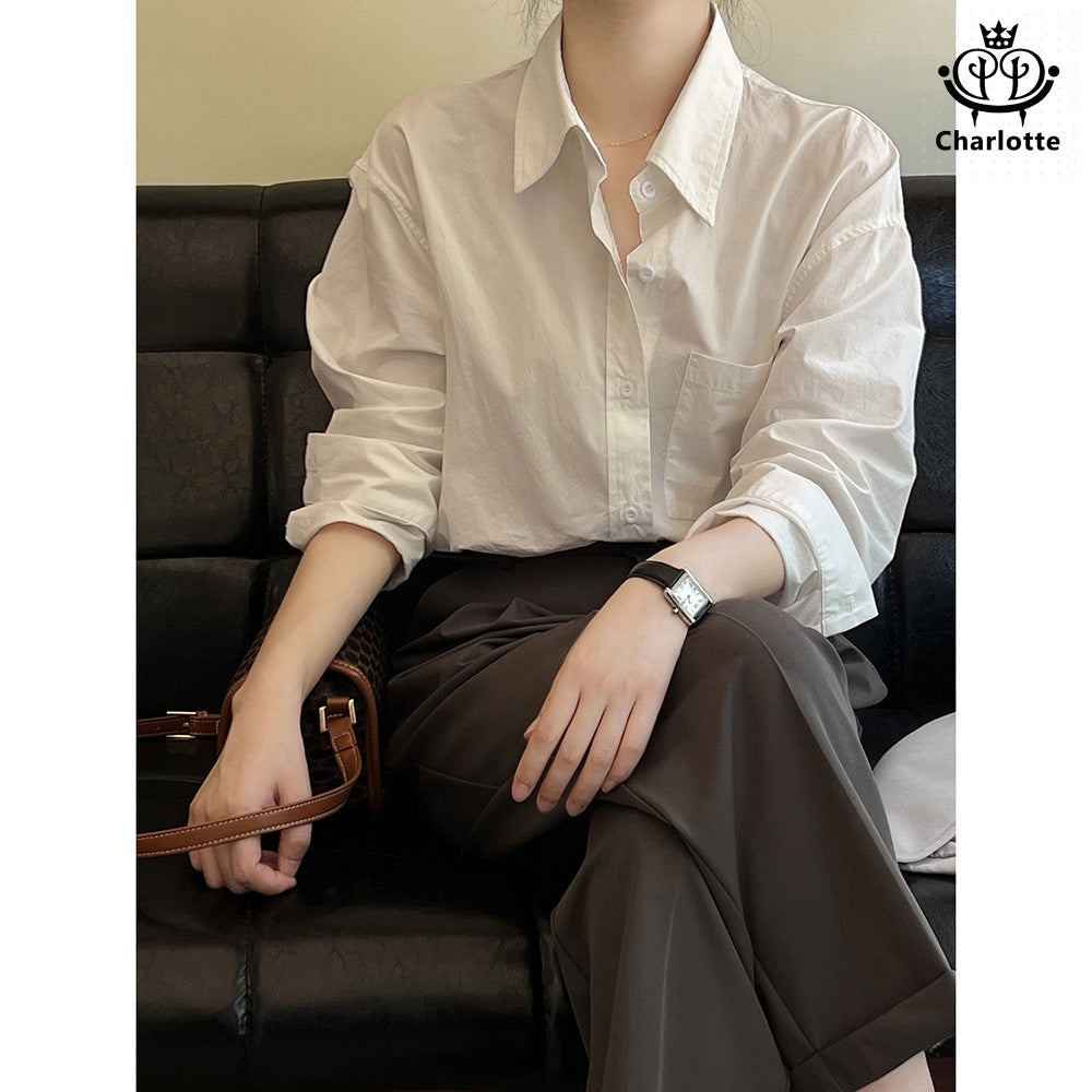 Pure cotton design shirt long-sleeved cotton shirt [CHSH101]