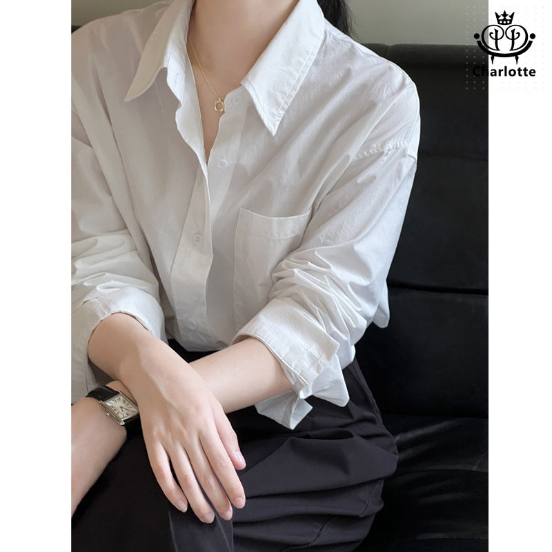 Pure cotton design shirt long-sleeved cotton shirt [CHSH101]