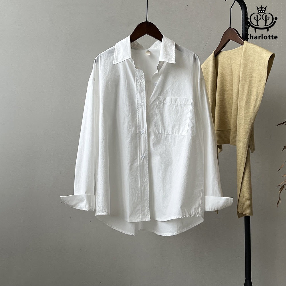 Pure cotton design shirt long-sleeved cotton shirt [CHSH101]