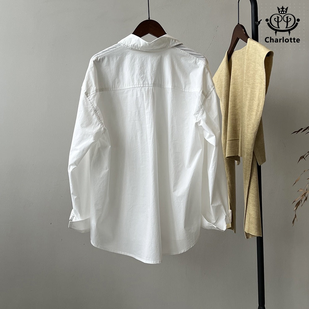 Pure cotton design shirt long-sleeved cotton shirt [CHSH101]