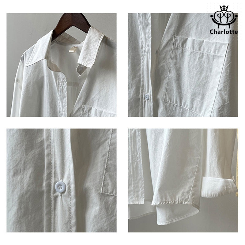 Pure cotton design shirt long-sleeved cotton shirt [CHSH101]