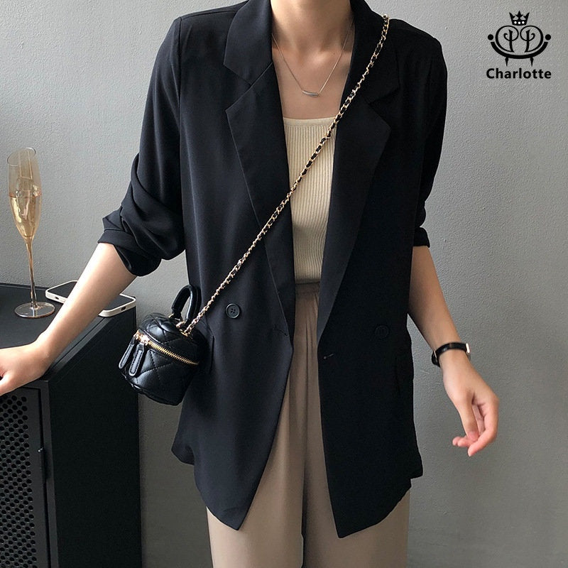 Summer and Autumn Lightweight Regular Sleeve Blazer Sun Protection Jacket [CHCO65]