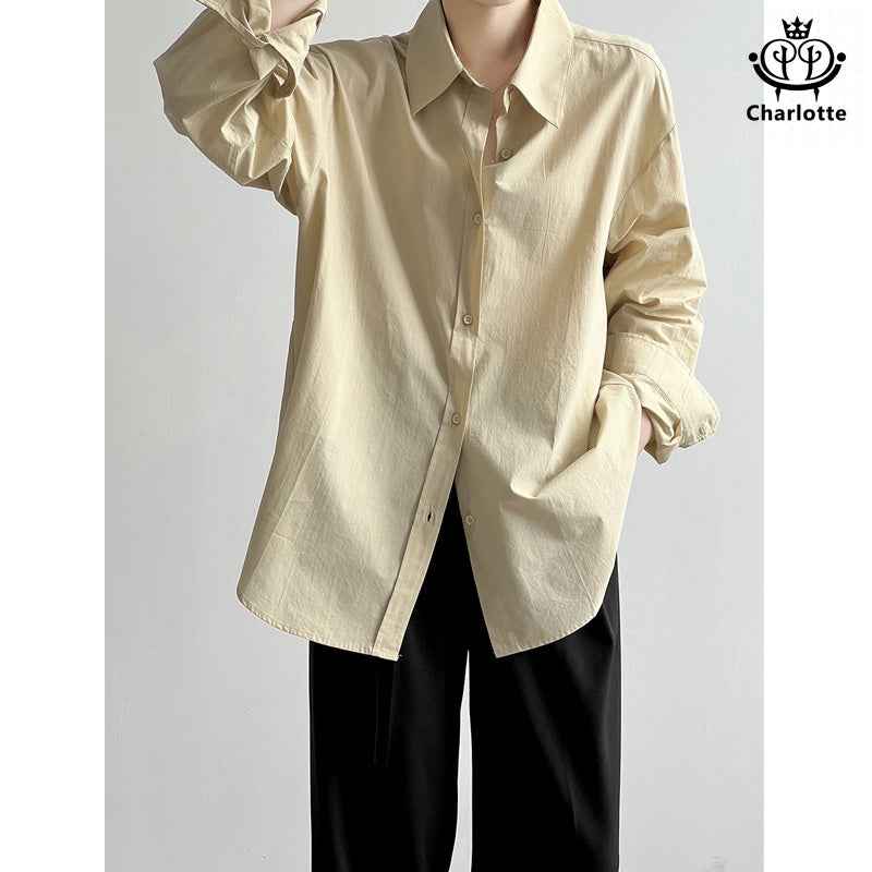 Spring new long-sleeved shirt pure cotton shirt [CHSH105]