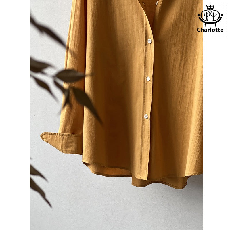 Spring new long-sleeved shirt pure cotton shirt [CHSH105]