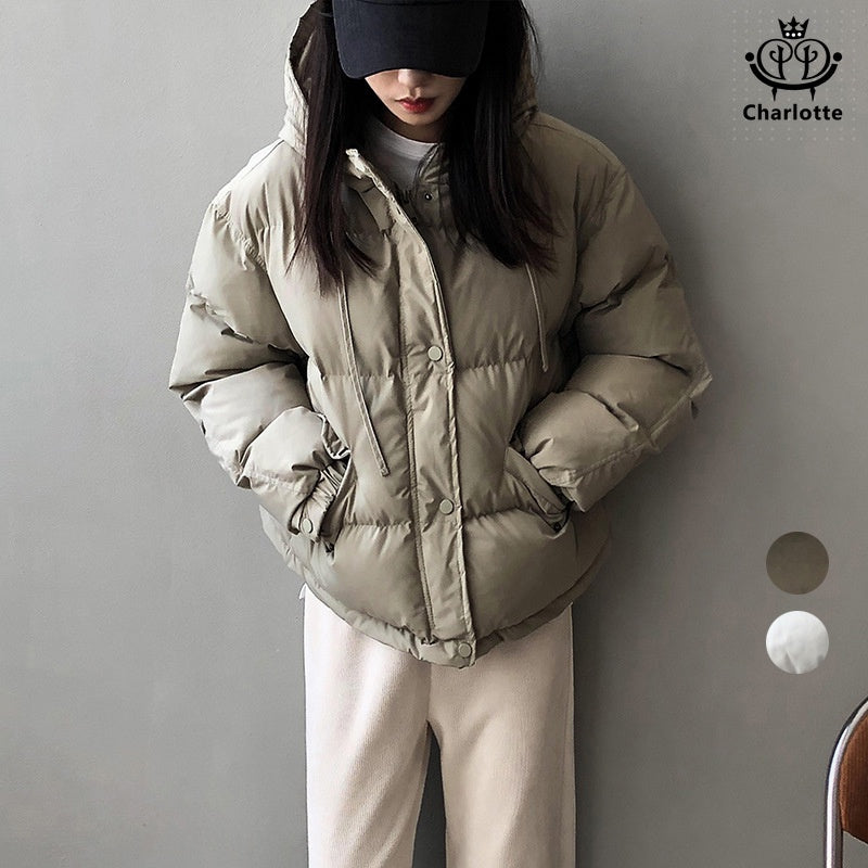 Korean style petite exquisite thickened warm coat soft and soft bread coat [CHCO75]